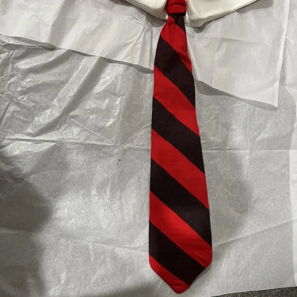 1990s Vntg Dilbert Comic Strip Halloween, Full Rubber Mask Tie, L 14” Preowned